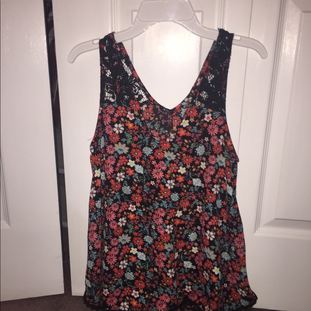 Floral tank top
